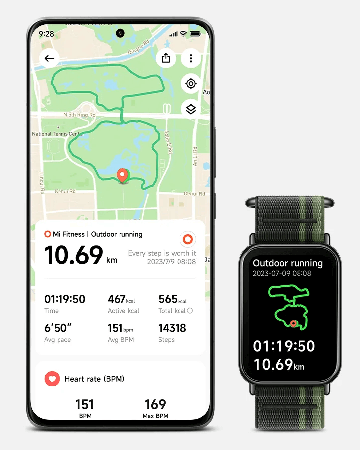 Xiaomi Smart Band 8 Pro snjallúr heilsuúr