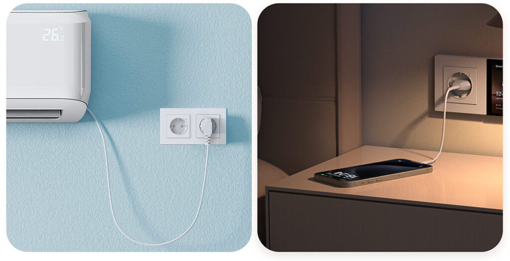 Aqara Smart Wall Outlet H2 snjallinnstunga snjalldós