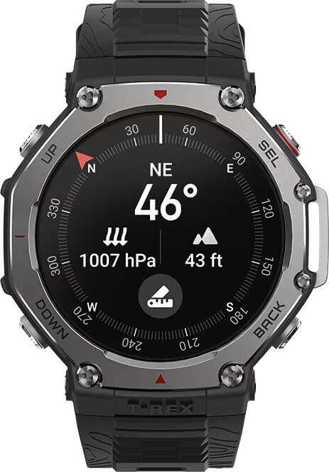 Amazfit TRex 3 onyx sterkbyggt snjallúr heilsuúr