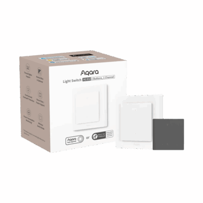 Aqara Light Switch H2 Matter ljósrofi - 2 hnappar