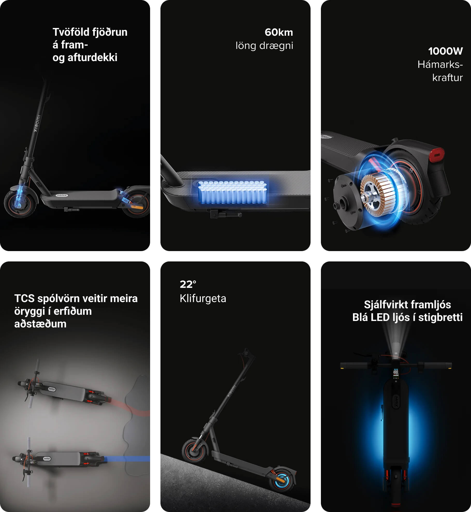 Xiaomi Electric Scooter 5 Max rafmagnshlaupahjól