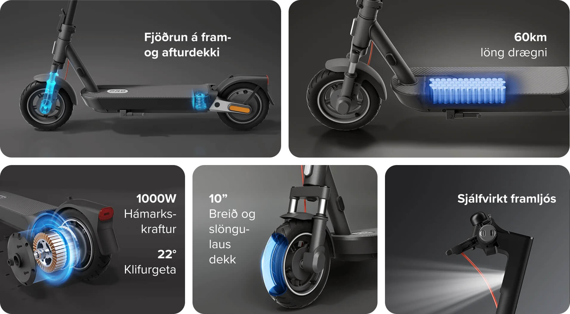 Xiaomi Electric Scooter 5 Pro rafmagnshlaupahjól