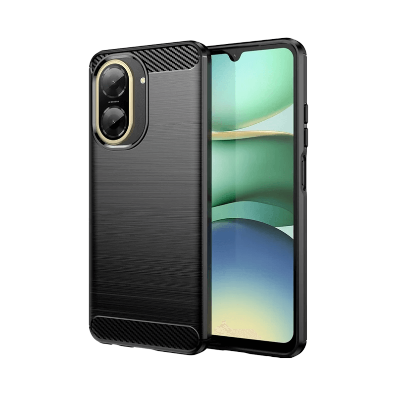Redmi A5 - Svart carbon Sílikon hulstur