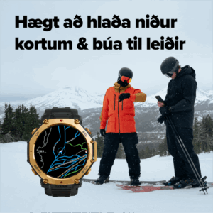 Sterkbyggt snjallúr hneilsuúr fyrir útivist