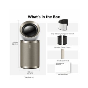 Dreame Lofthreinsitæki með hepa síu og kolasíu