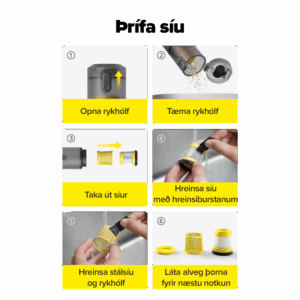 HOTO AutoCare Air Duster & Vacuum 6